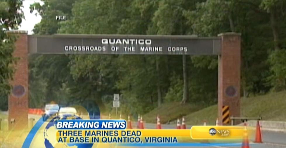 A Marine Killed Two Other Marines Thursday Night Before Turning The Gun On Himself At Quantico Officer Candidate School