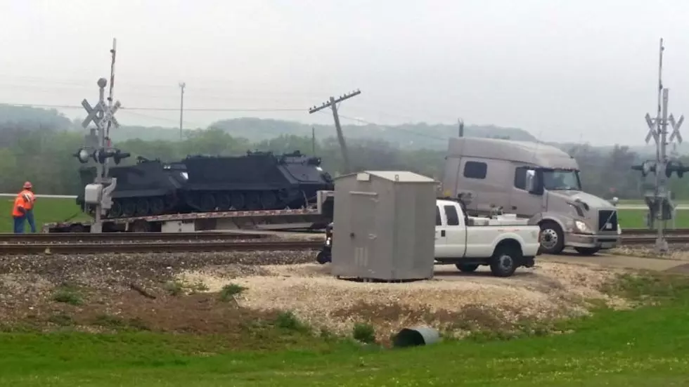 Nolanville Railroad Crossing Snags 18-Wheeler Hauling Armored Vehicles