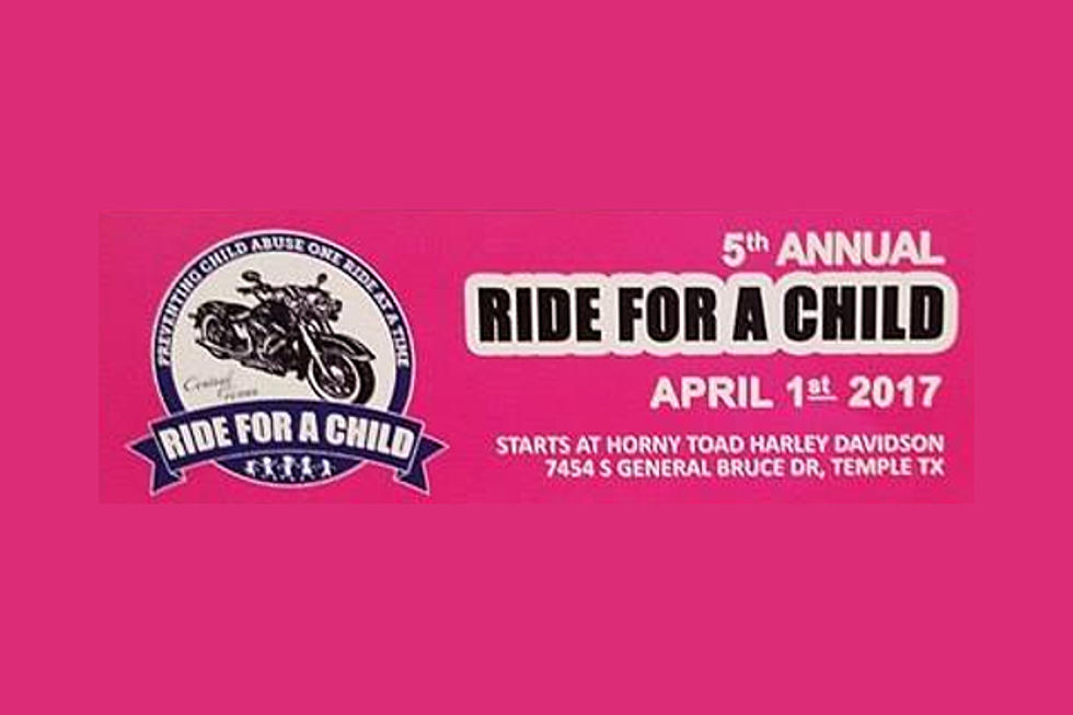 Bikers Invited to ‘Ride for a Child’ to Fight Abuse in Central Texas