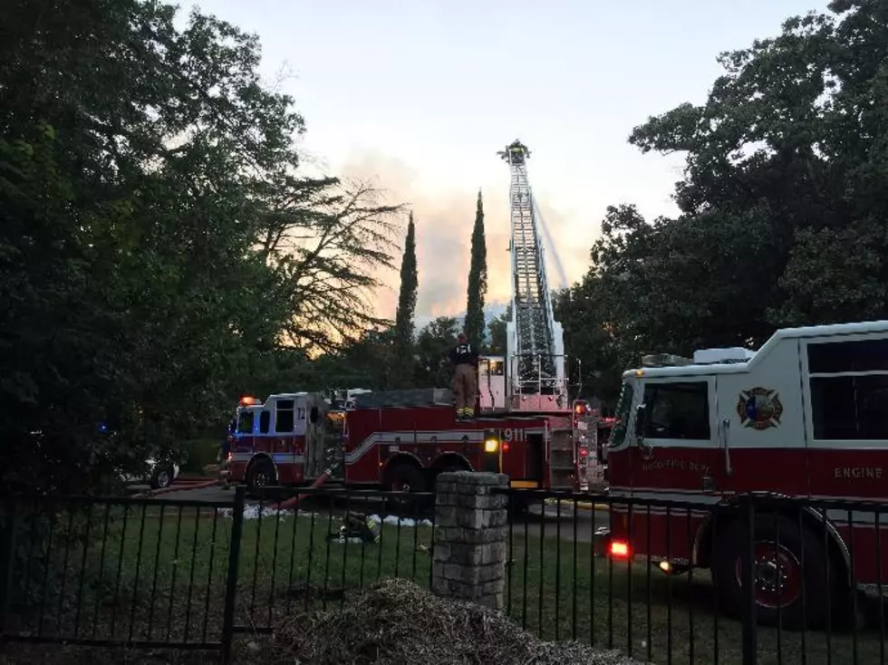 Big Fire Collapses A Waco Home
