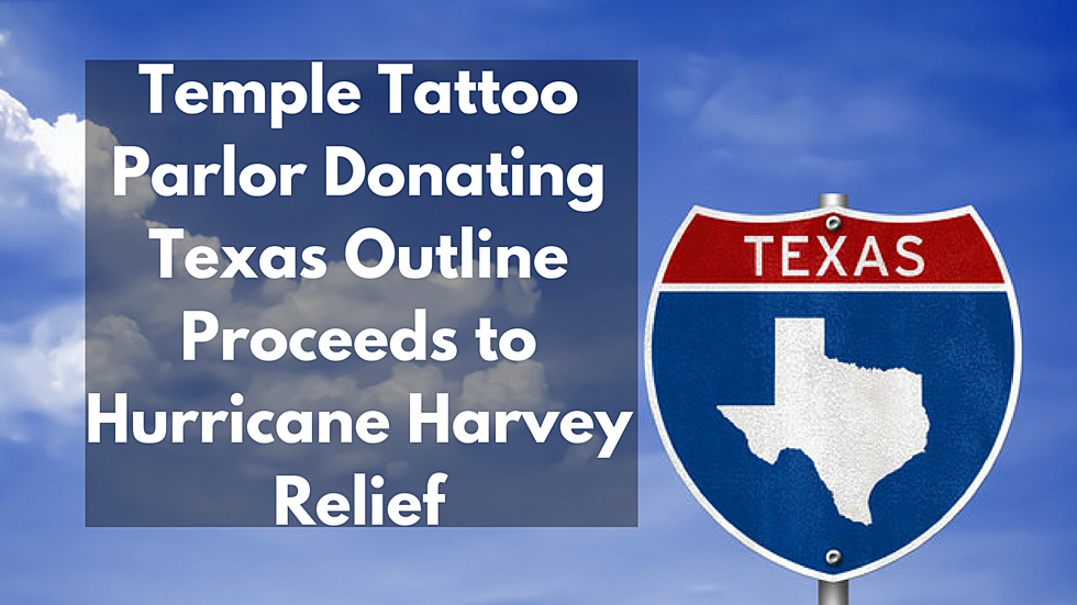 Lucky in Love Tattoo Offering $40 Texas Outline Tattoos for Hurricane Harvey Relief