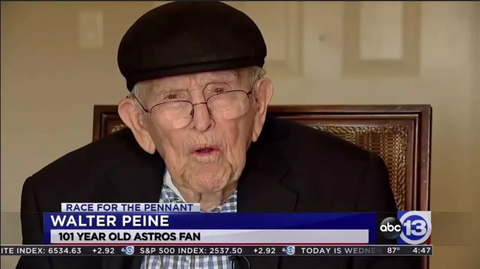 101-Year-Old Houston Astros Fan Has World Series Dream