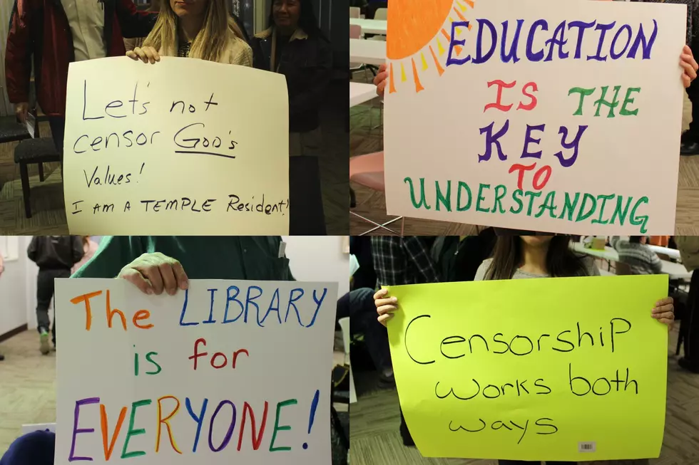 LGBTQ Display at Temple Library Prompts Public Comment Meeting [VIDEO]