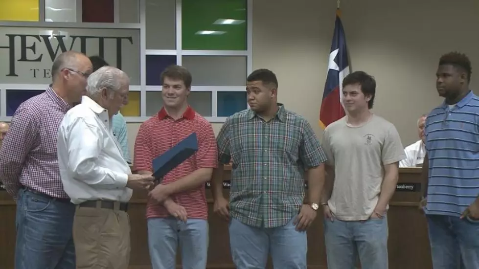 City of Hewitt Recognizes Midway High Football Team