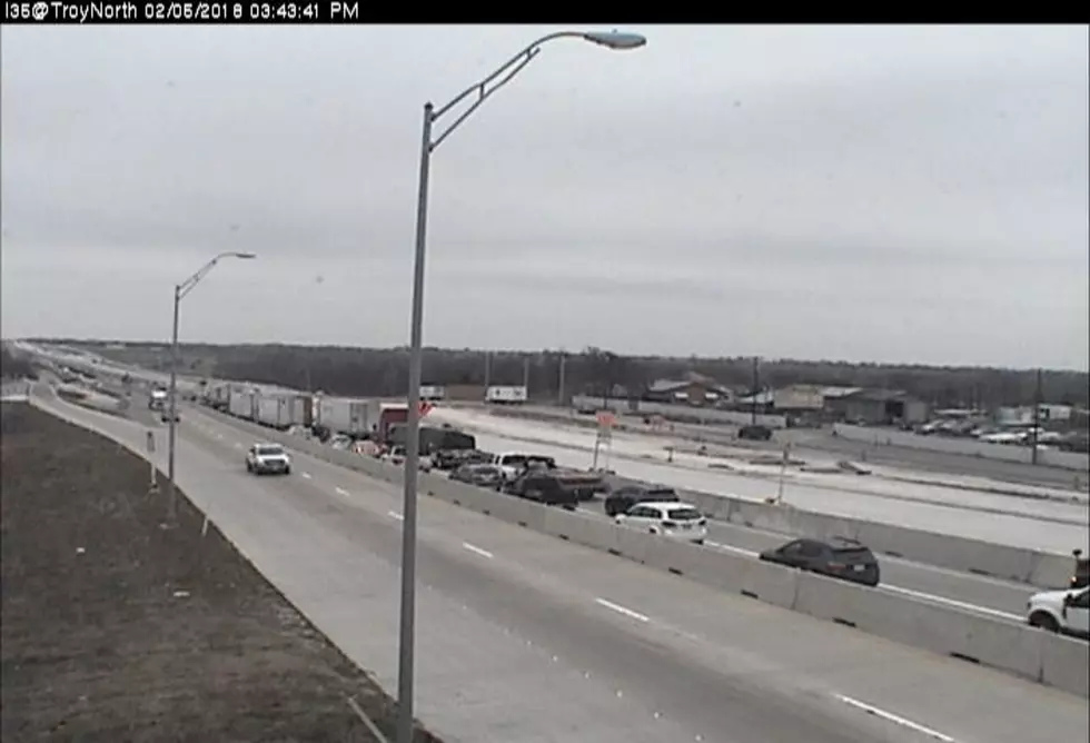 Northbound I-35 Traffic Stalled in Troy Monday Afternoon