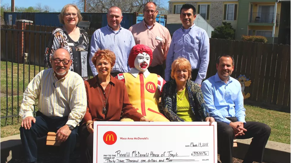 Temple Ronald McDonald House Presented With $33k Check