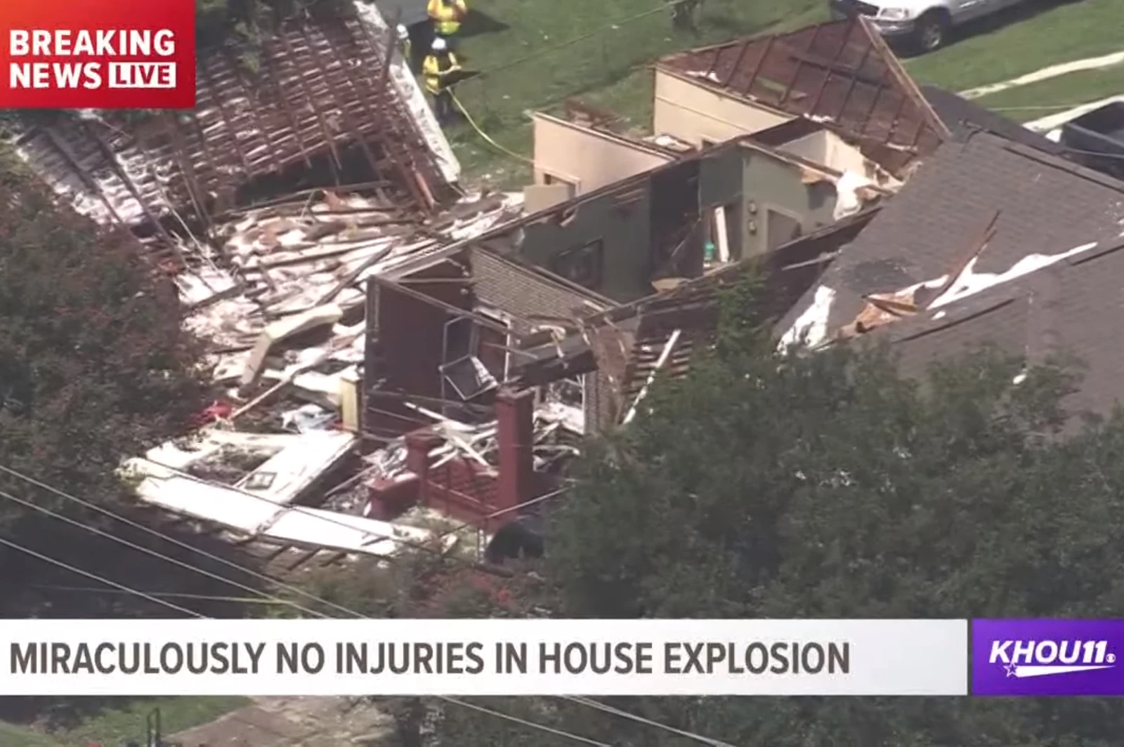 house explodes