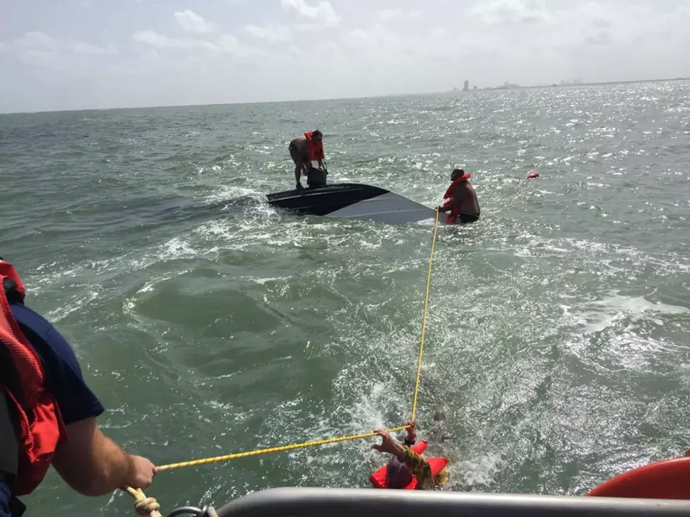 Coast Guard Rescues Texans Stranded on Capsized Boat