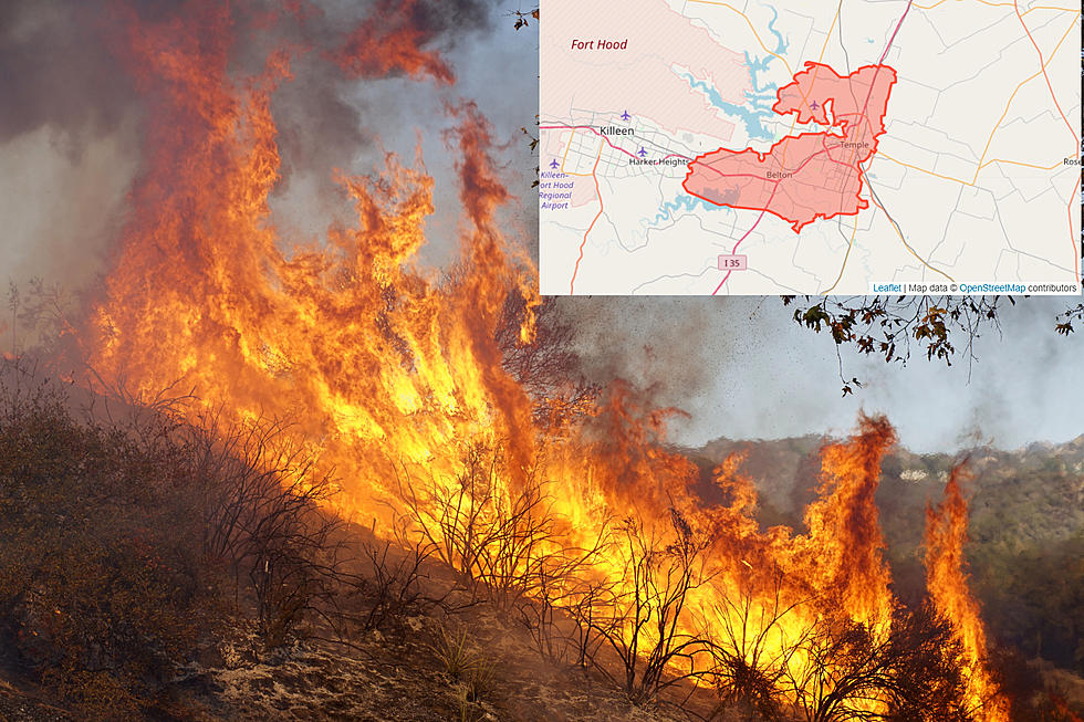 How Big Are California Wildfires Compared to Temple-Killeen?