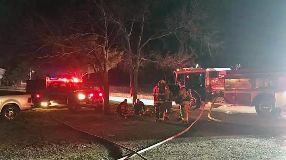 Centex Mobile Home Fire Sends Two to Hospital