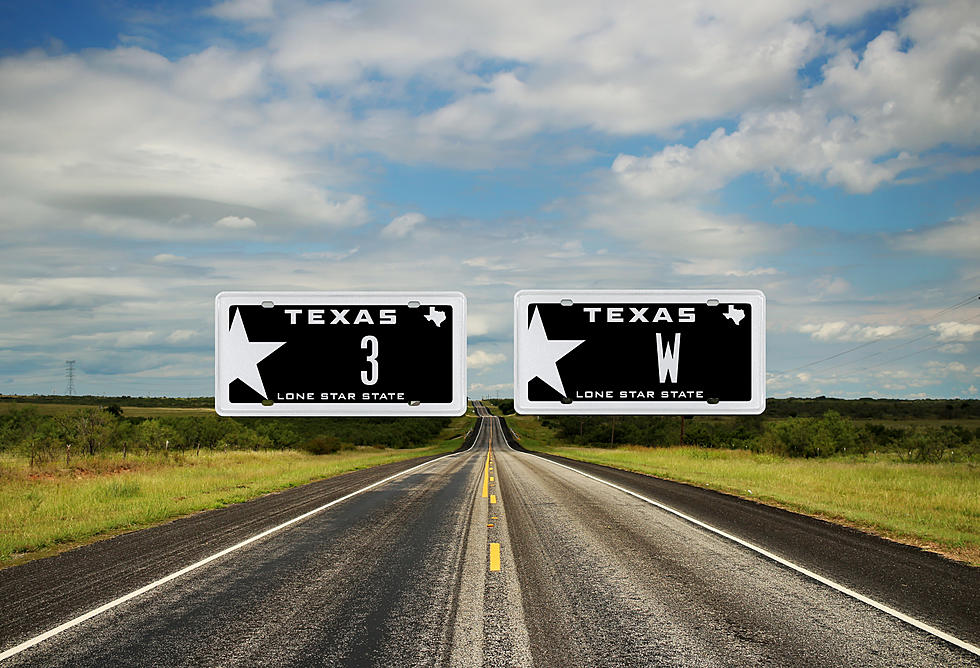You Can Claim One of Texas&#8217; Last Single-Character License Plates