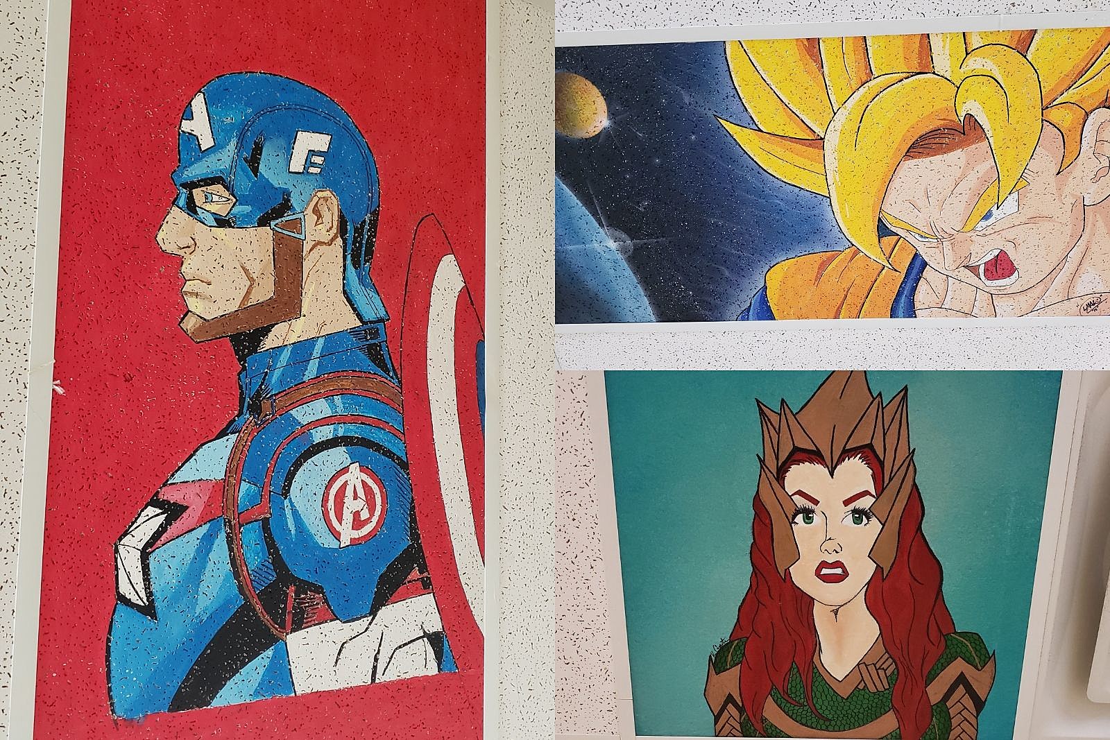 Temple Comic Book Shop Welcomes Artists To Paint Ceiling Tiles