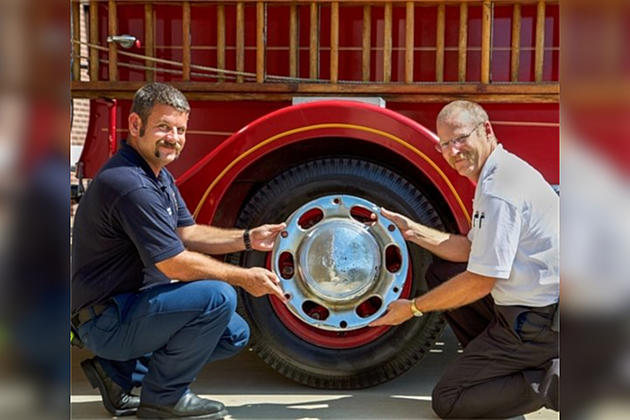 Antique Temple Fire Truck Finally Getting New Hubcap
