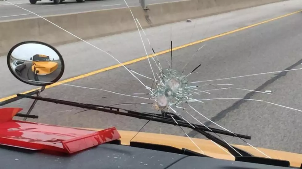 Rock Thrown from Overpass on I-35 Hits Belton School Bus Carrying 60 Students