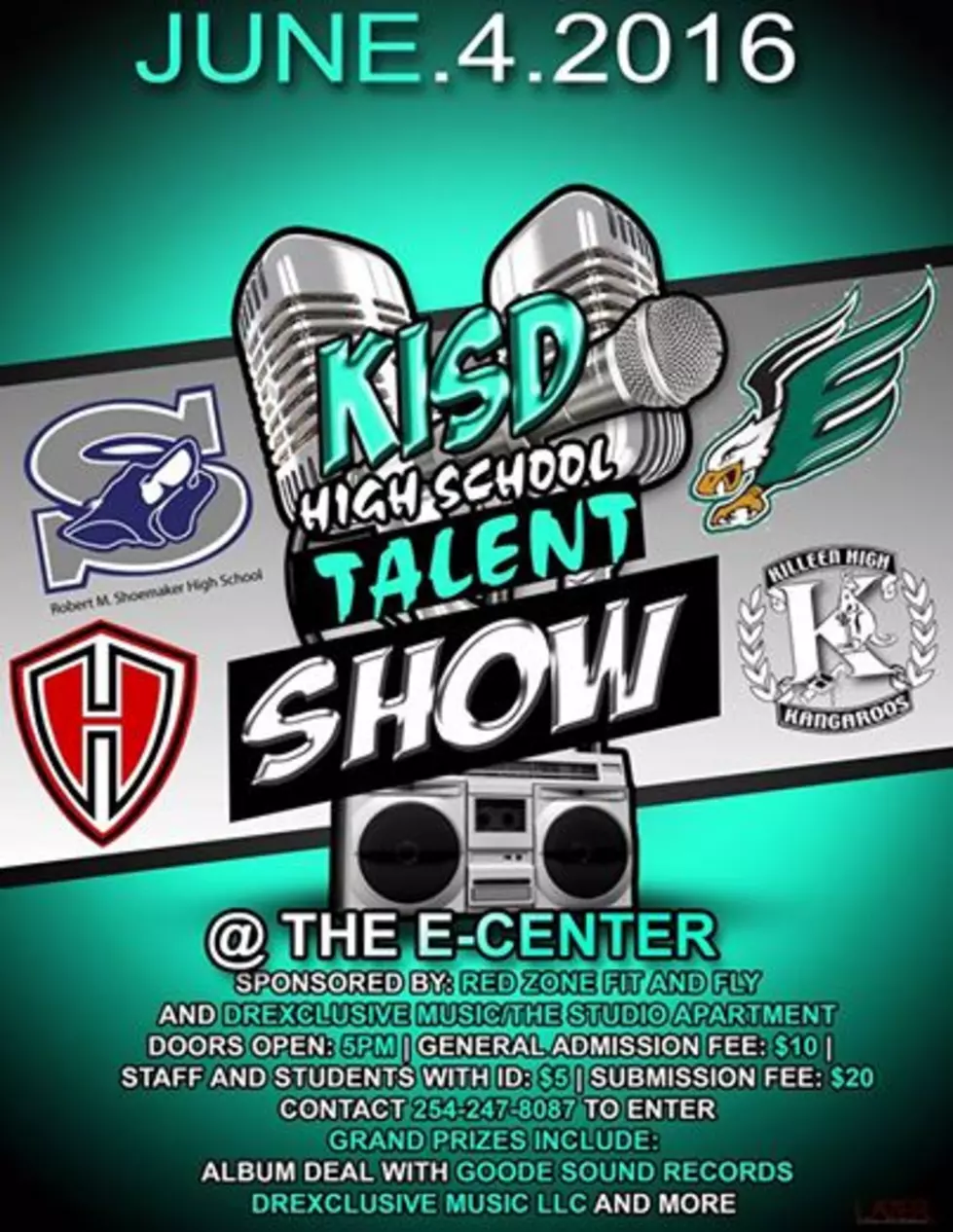 Attention All Killeen High School Students!! Get ready for the KISD High School Talent Show!!!
