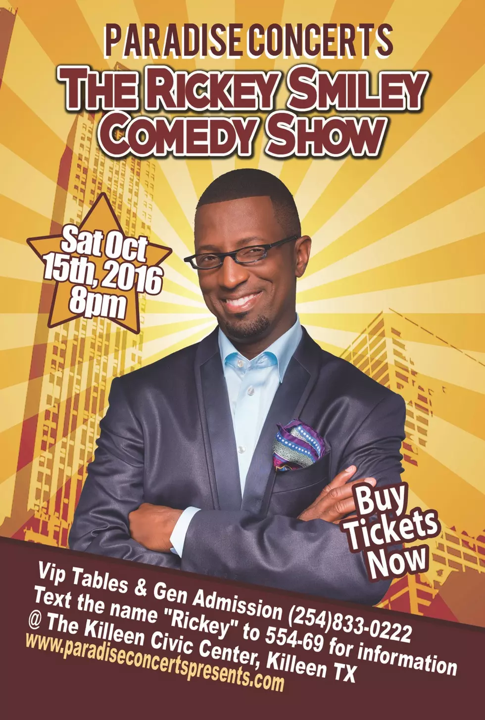 Rickey Smiley Is Coming To Killeen!