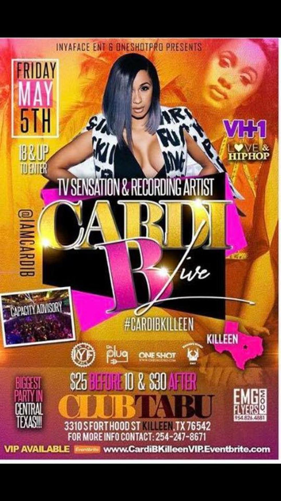 Cardi B Is Coming To The CTX