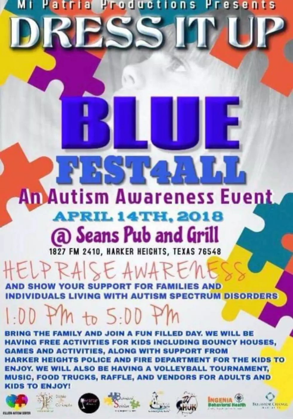 Dress It Up- &#8220;Blue Fest 4 All&#8221; Autism Awareness