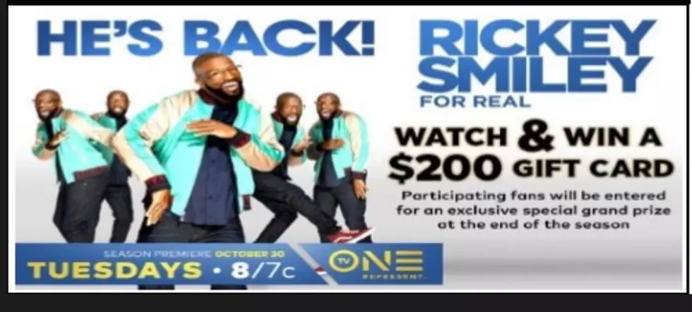Last week of Rickey Smiley’s ATM Contest, win a $200 Gift Card for watching “Rickey Smiley For Real”