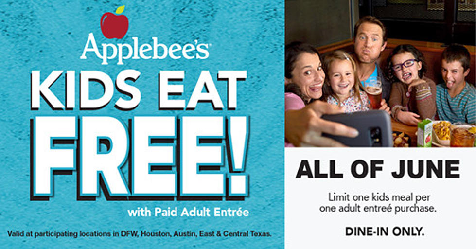 Kids Eat Free At Applebee&#8217;s For The Month Of June