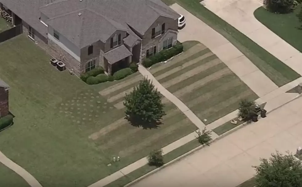 Texas Teen Mows American Flag on Lawn to Honor of Fallen Soldier, Friend