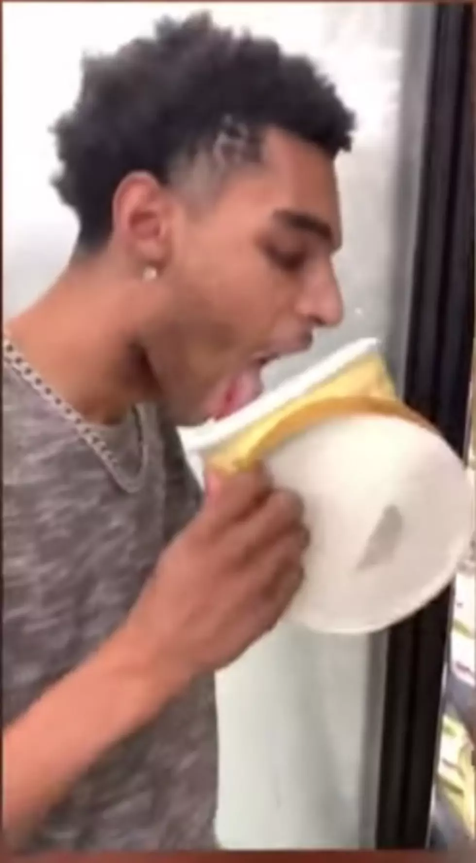 Texas Man recorded licking Blue Bell Ice Cream..yes another person