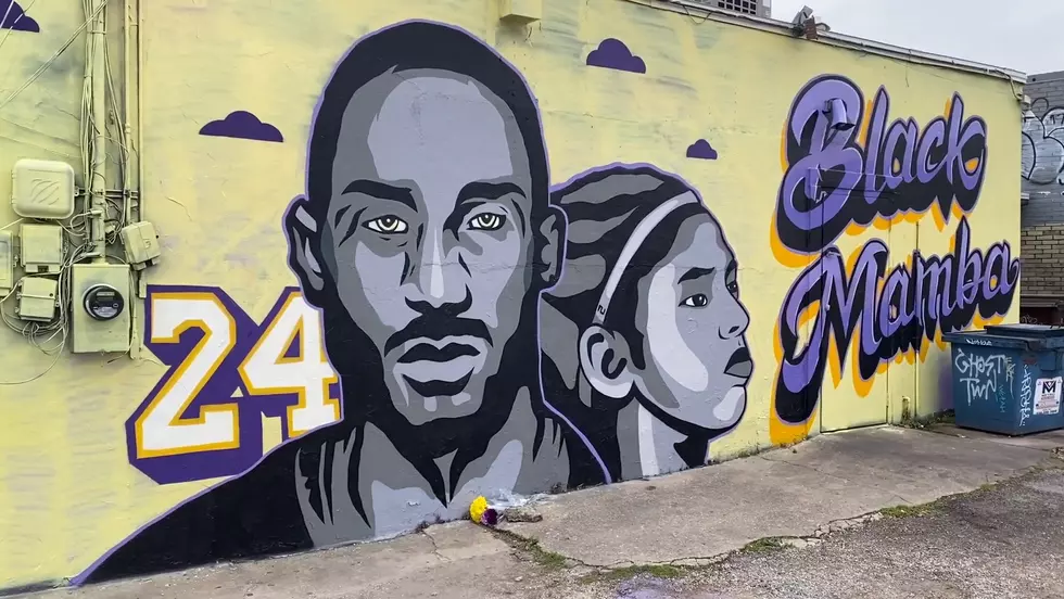 Central Texas remembers Kobe Bryant with Mural and Billboards