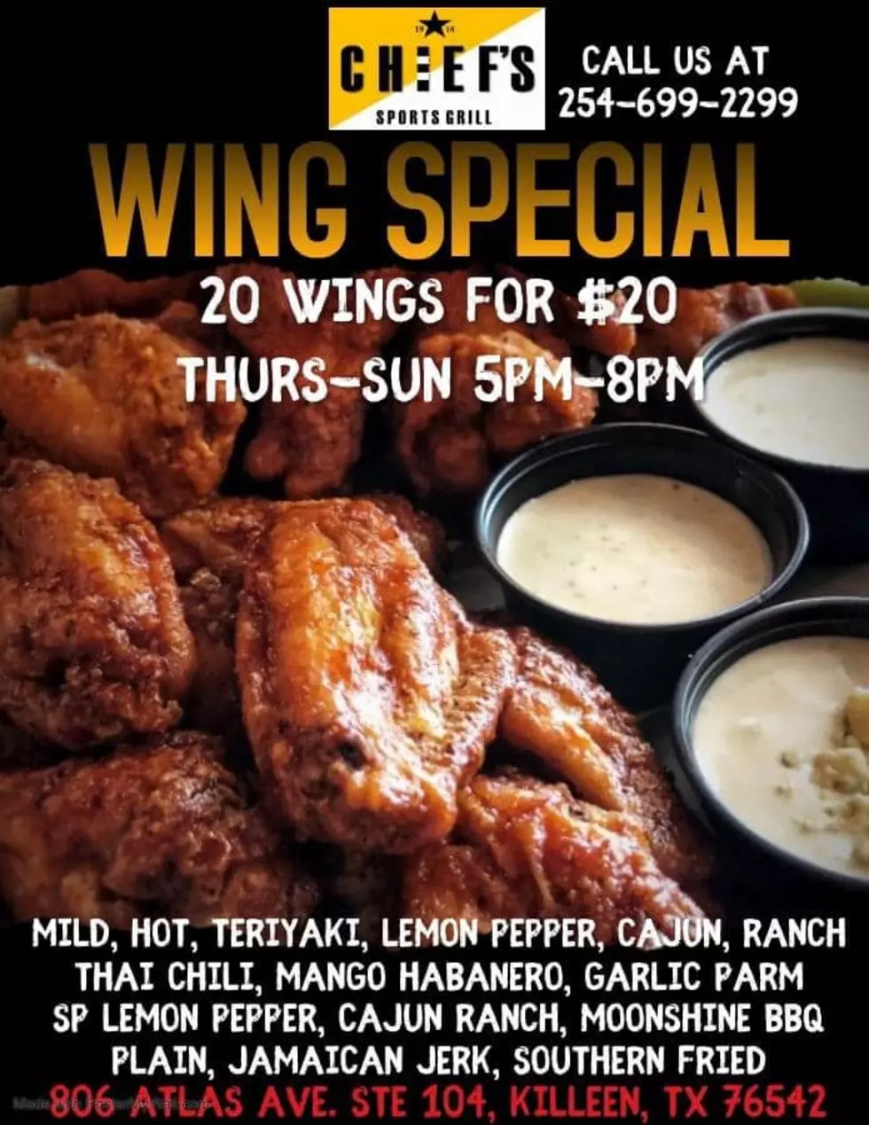 Try The Wings At Chiefs Sports Grill, And Come Out For Thursday Night Karaoke with B106