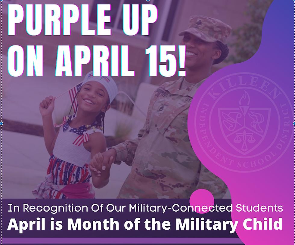 KISD Is Celebrating Military Children With Purple Up Day