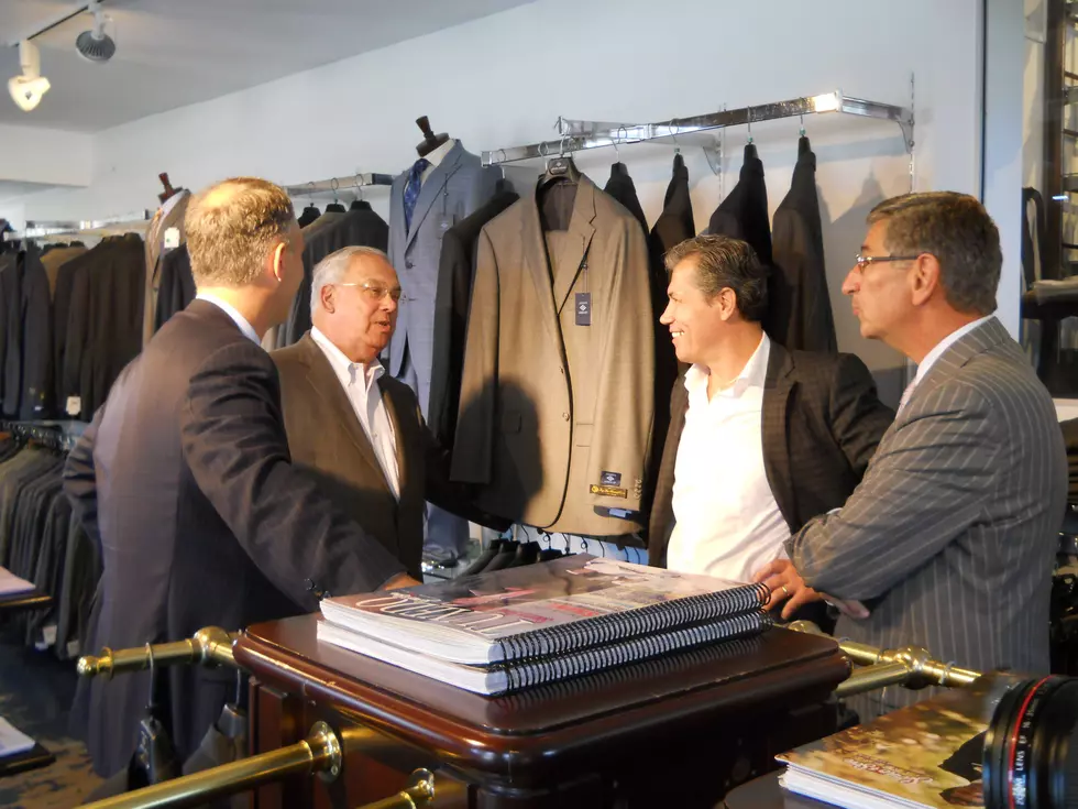 Menino Talks Fish, Buys Suits In New Bedford