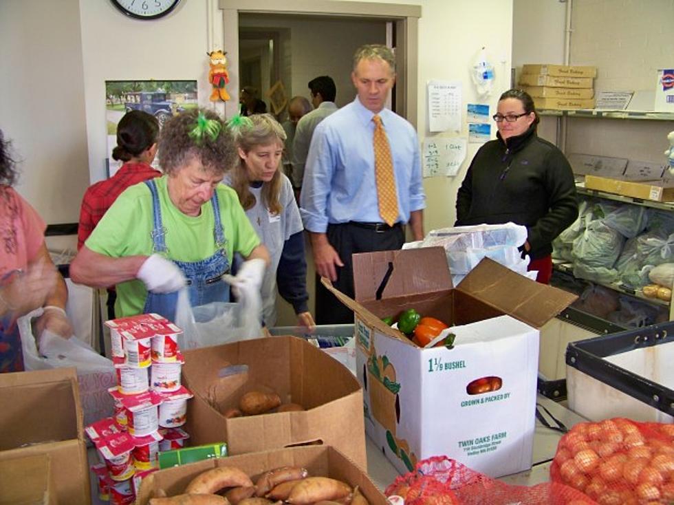 Red Sox Staffers Volunteer at New Bedford Food Pantry