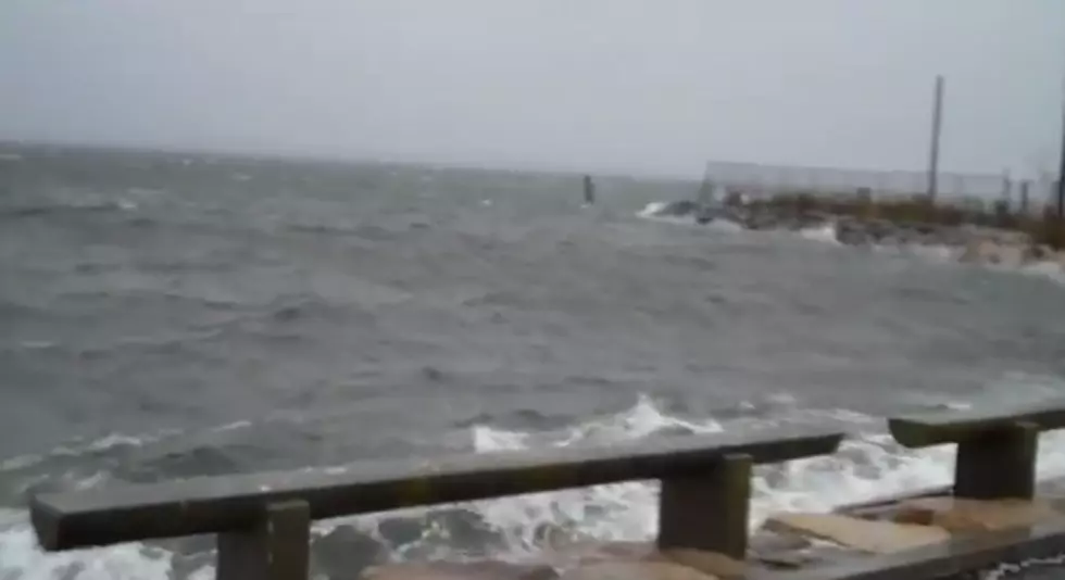 Hurricane Sandy Begins To Pound New Bedford Beaches [VIDEO]