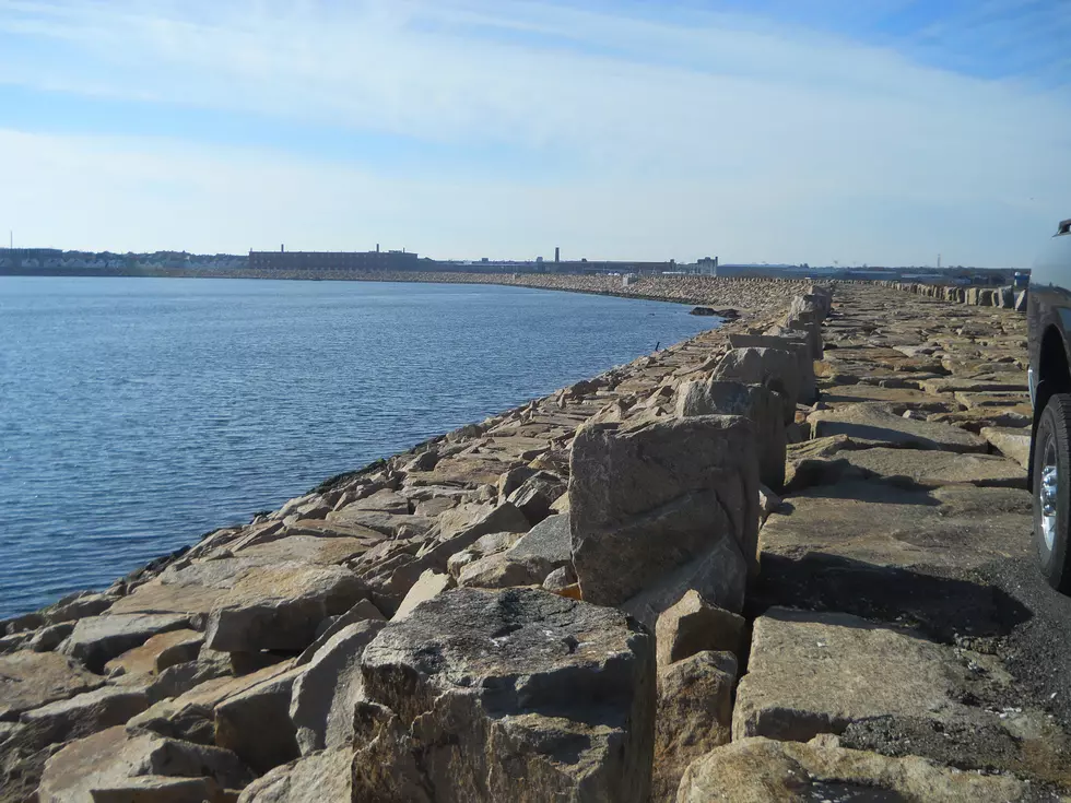 Hurricane Barrier Pedestrian Path On The Horizon