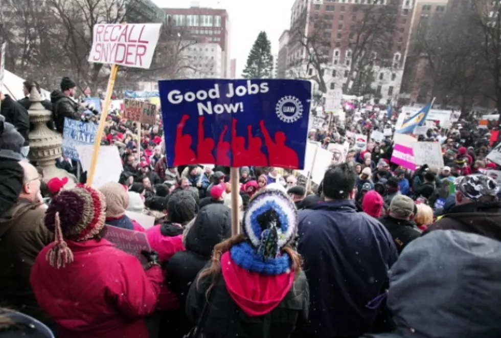 Michigan Labor Protests Turn Ugly [VIDEO]