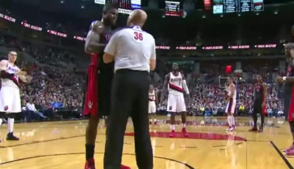 Toronto’s Amir Johnson Suspended After Bizarre Scuffle With NBA Referee