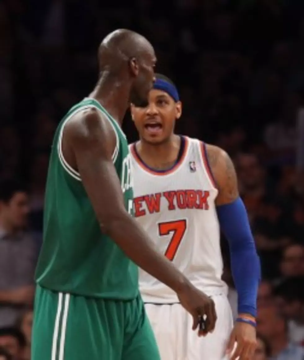 Carmelo Anthony Says No &#8216;Bad Blood&#8217; Between Him and Kevin Garnett