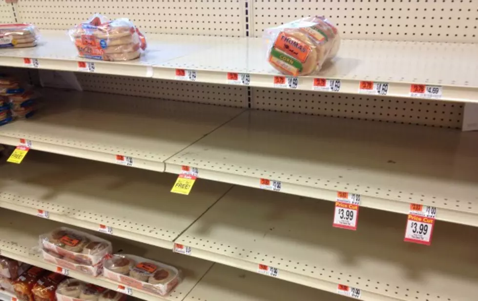 Blizzard Causes Store Shelves To Empty