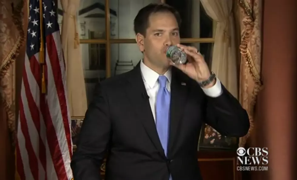 Marco Rubio Drinks Water, and the Online World Goes Crazy