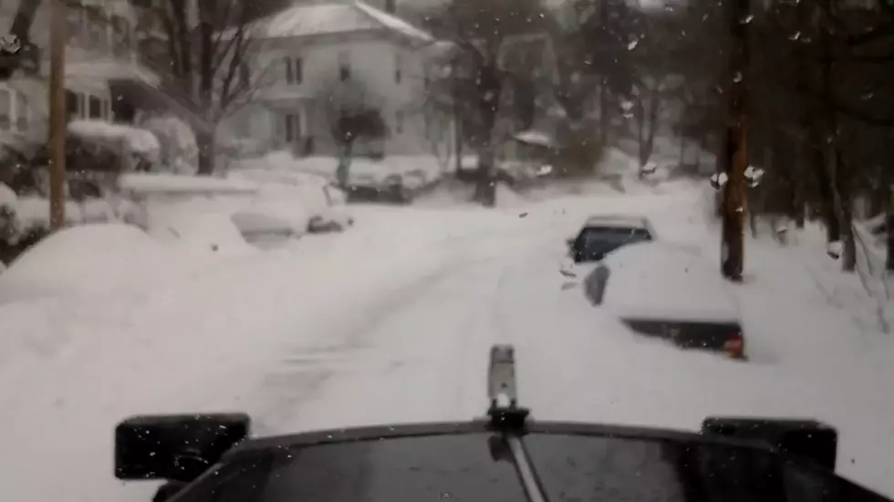 Massachusetts Snow Plow Driver Goes Viral Plowing in Cars After Blizzard