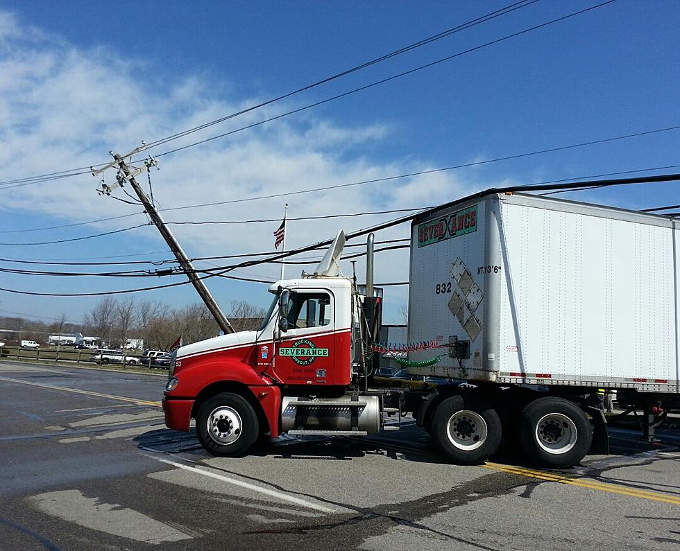 Big Rig Makes Mess of Fairhaven Power Lines