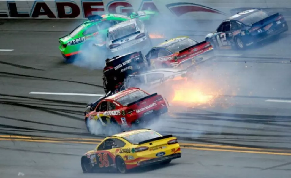 Big Wreck at Talladega Sends Kurt Busch Into The Air [VIDEO]