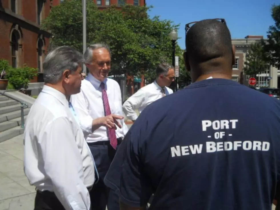 Markey Campaigns In New Bedford, Denies Taking Southcoast Voters For Granted