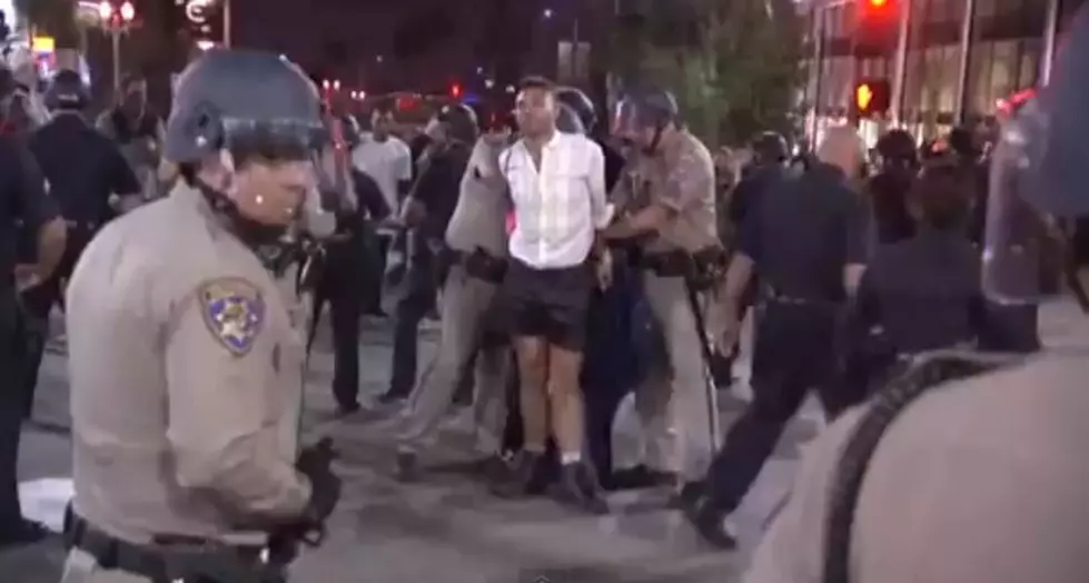 George Zimmerman Protests Turn Ugly in Los Angles [VIDEO]