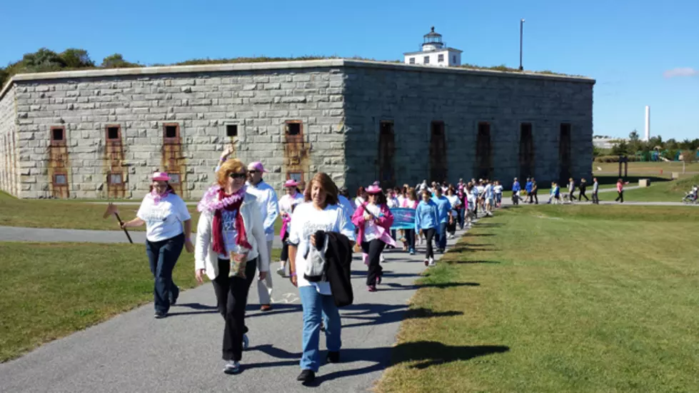 Hundreds Join In “Sharon’s Walk” At Fort Taber