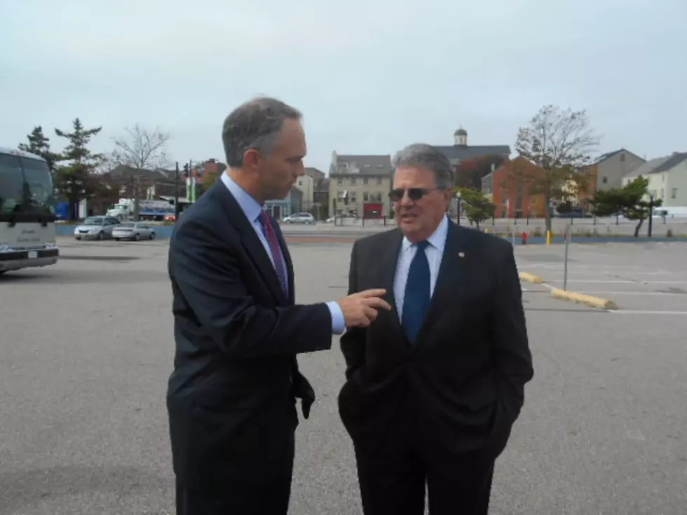 UMass President Visits Downtown, Marine Commerce Terminal Site