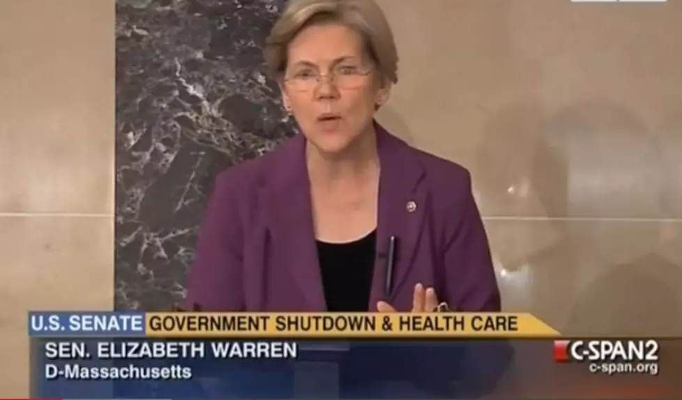 Mass. Senator Elizabeth Warren Slams Republicans Over Government Shutdown