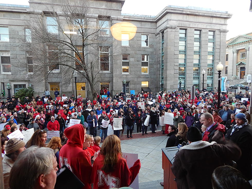 Union Rally at City Hall