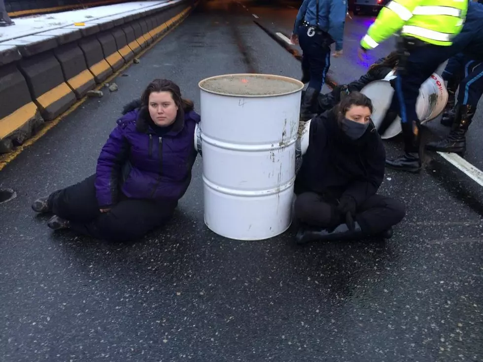 Boston Area Highway Blocked By Protesters