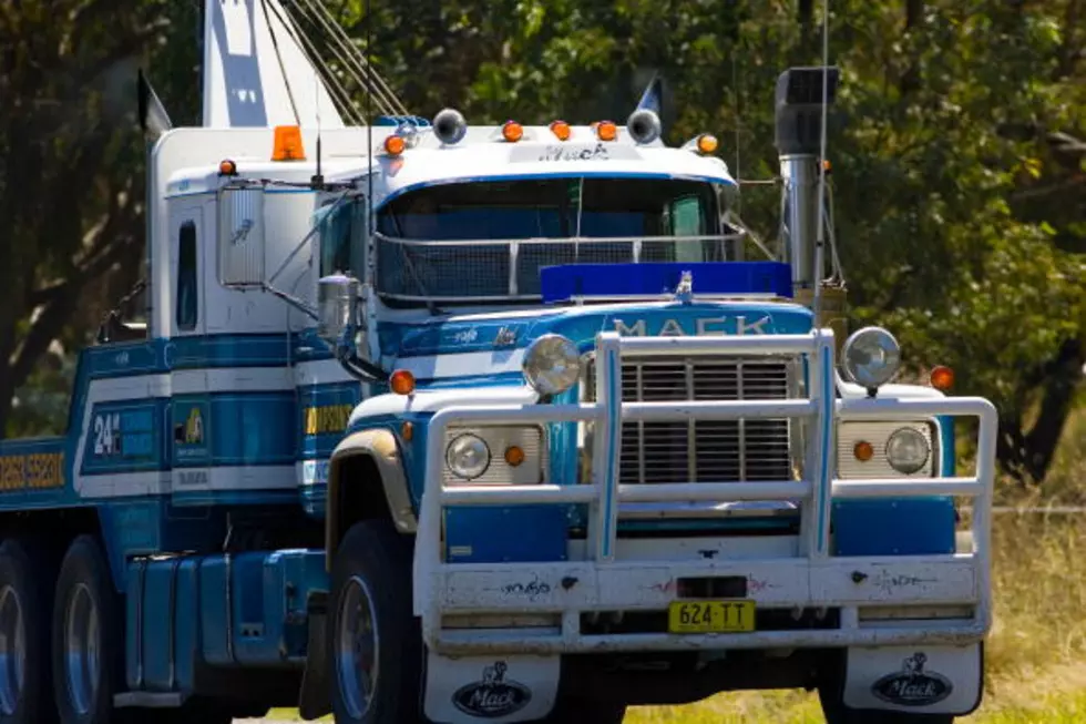 Tow Truck Drivers Honoring Fallen Comrade With Procession