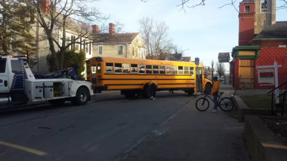 Police Investigate School Bus Crash
